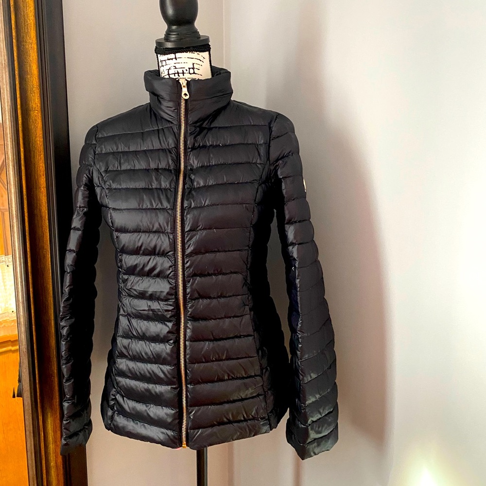Kate Spade Packable Puffer Jacket Black